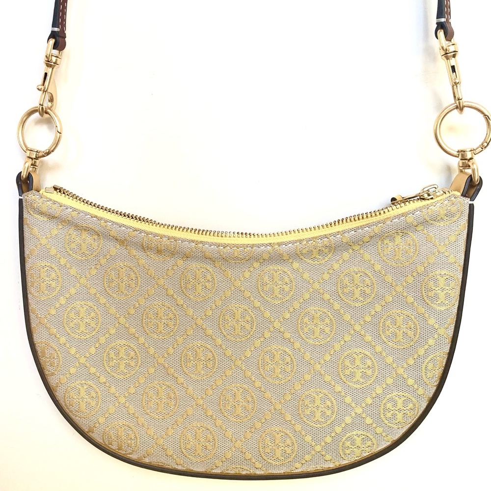 Tory Burch T Monogram Jacquard Mini Hobo